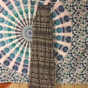 Tribal print maxi dress